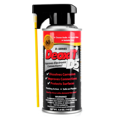 Hosa - CAIG DeoxIT 5% Spray Contact Cleaner & Rejuvenator