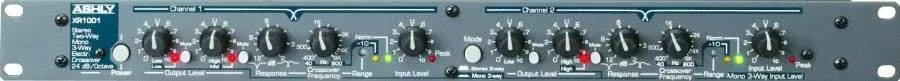 XR-1001 Stereo 2 Way/Mono 3 Way Crossover