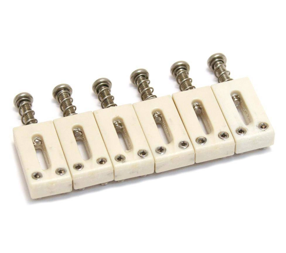 TUSQ Strat & Tele Style Saddles 2 1/16\'\' String Spacing - 6 Strings