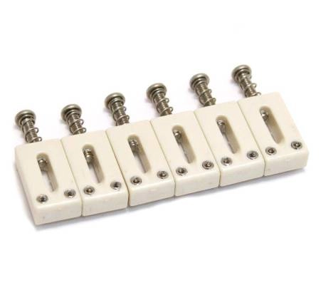 Graph Tech - String Saver Classics Strat & Tele Style 2 3/16 String Spacing - Brushed Steel