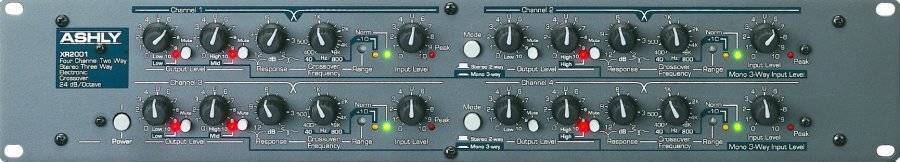 Stereo 3 Way/ Mono 4 or 5 Way Crossover