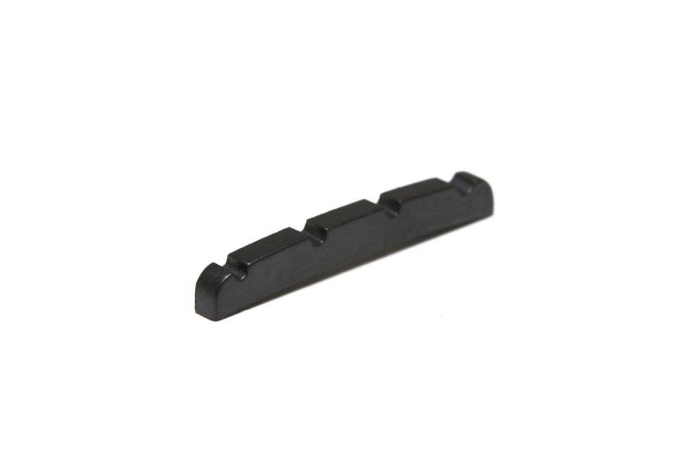 Black TUSQ XL Fender J-Bass 4 String Slotted Nut