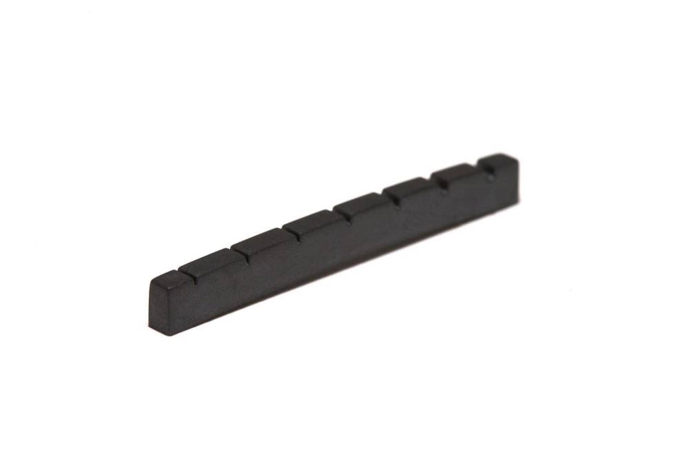 Black TUSQ XL Slotted Strat 7 String Nut