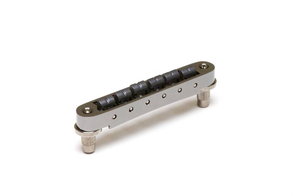 Resomax NV2 4mm Tune-O-Matic Bridge - Black Nickel