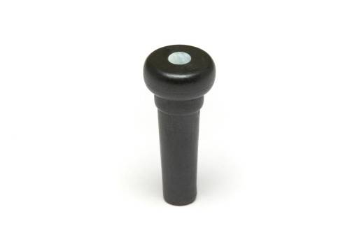 TUSQ End Pin - Black, Mother Of Pearl Inlay
