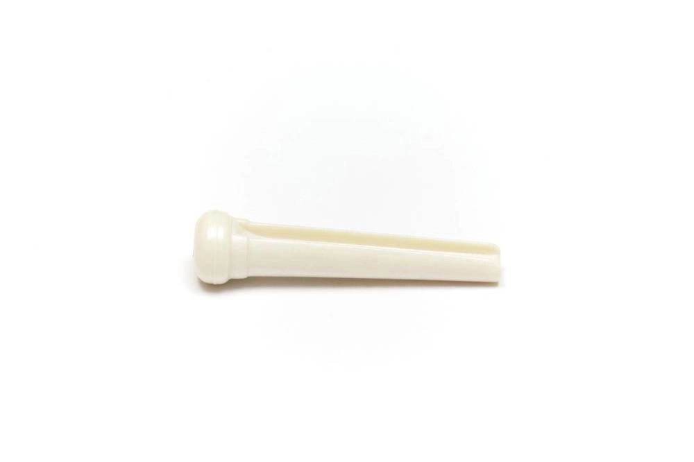 TUSQ Martin Style Bridge Pins Shank Diameter .202\'\'/5.14mm (6) - White, Mother of Pearl Dot