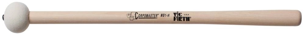 Corpsmaster Bass Drum Sticks - L 14 1/8\'\', Head 1 1/2\'\' x 1 3/16\'\'