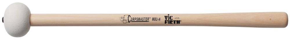 Corpsmaster Bass Drum Sticks - L 14 1/8\'\', Head 1 3/4\'\' x 1 5/16\'\'