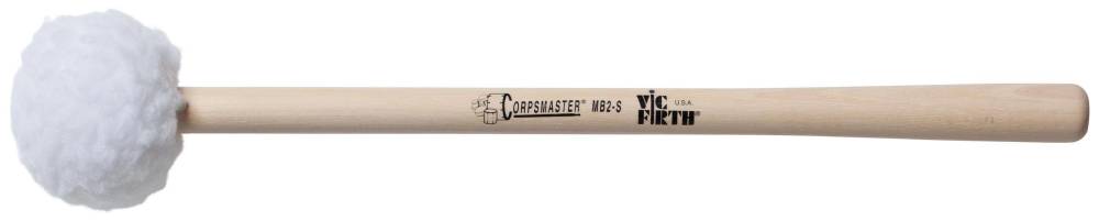 Corpsmaster Bass Drum Sticks - SOFT L 14 1/8\'\', Head 1 3/4\'\' x 1 5/16\'\'