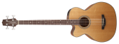 Takamine - G Series Acoustic Electric Bass Guitar w/ Venetian Cutaway - Natural, Left Handed