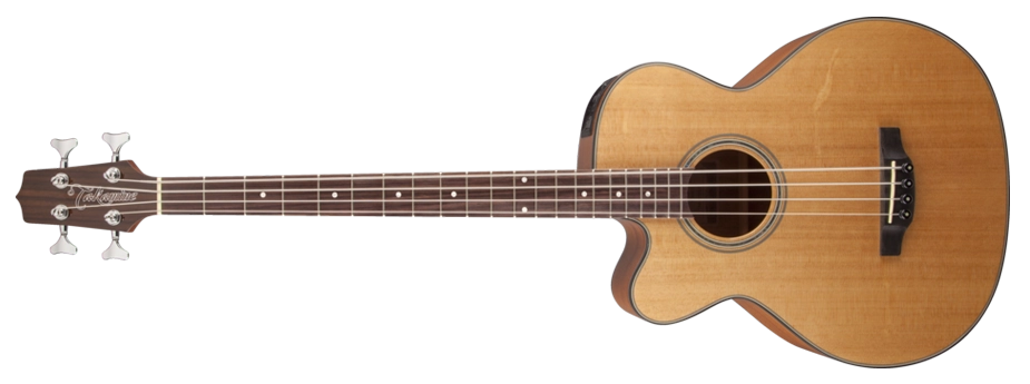 G Series Acoustic Electric Bass Guitar w/ Venetian Cutaway - Natural, Left Handed