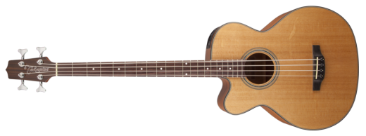 Takamine - G Series Acoustic Electric Bass Guitar w/ Venetian Cutaway - Natural, Left Handed
