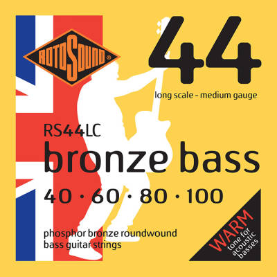 Rotosound - Phosphor Bronze Acoustic Bass Strings 40-100