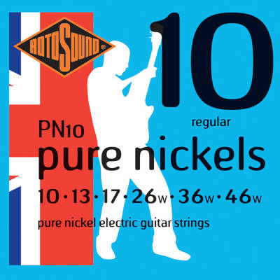 Rotosound - Pure Nickel Guitar Strings 10-46