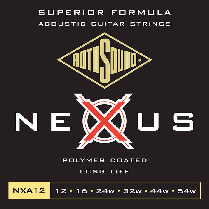 Rotosound Nexus Coated Acoustic Guitar 12-54