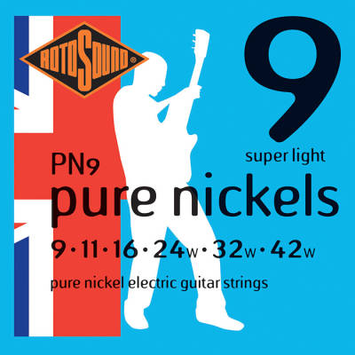 Pure Nickel Guitar Strings 9-42