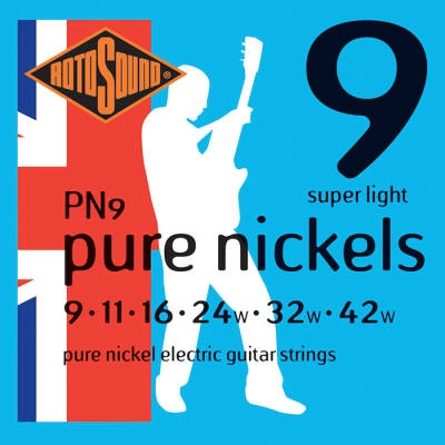 Rotosound - Pure Nickel Guitar Strings 9-42