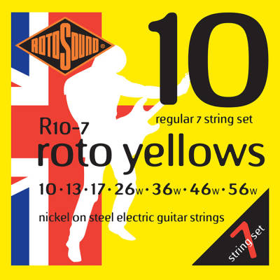 Rotosound - Nickel Light Electric Strings 10-56 (7 String Set)