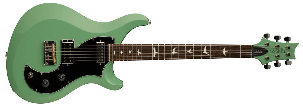 PRS Guitars S2 Vela Electric Guitar, Bird Inlay - Seafoam Green