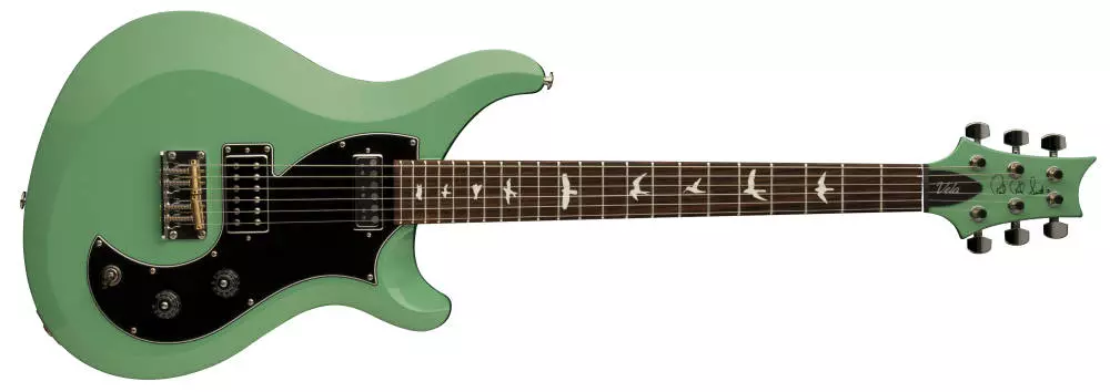 S2 Vela Electric Guitar, Bird Inlay - Seafoam Green