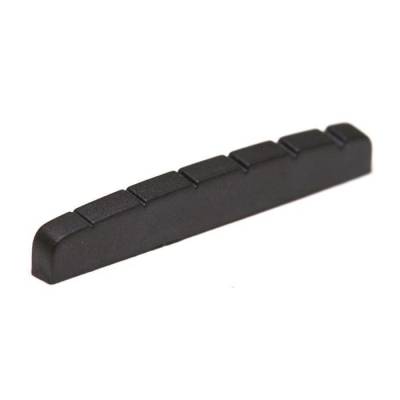 Graph Tech - Black TUSQ XL Fender Style Flat Bottom Slotted Nut 10 Pack