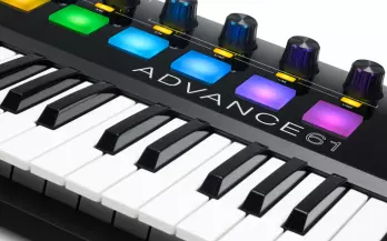 61-Key Semi-Weighted Keyboard Controller