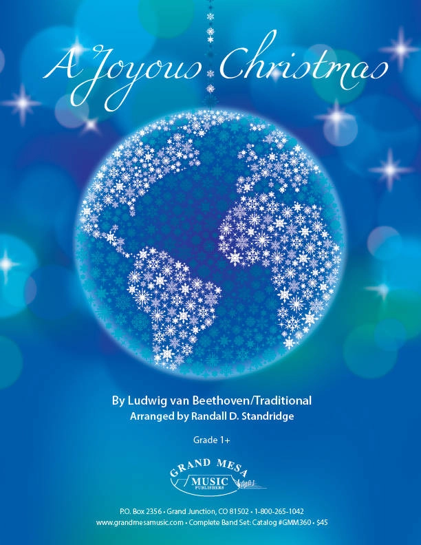 A Joyous Christmas - Beethoven /Traditional /Standridge - Concert Band - Gr. 1