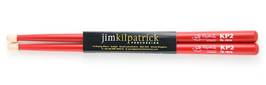 Jim Kilpatrick - Baguettes de caisse claire signature KP2 (rouges)