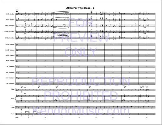 All In For The Blues - Beach - Jazz Ensemble - Gr. Easy