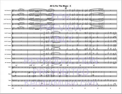 All In For The Blues - Beach - Jazz Ensemble - Gr. Easy