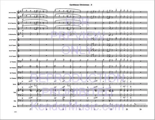 Caribbean Christmas - Beach/Shutack - Jazz Ensemble - Gr. Medium Easy