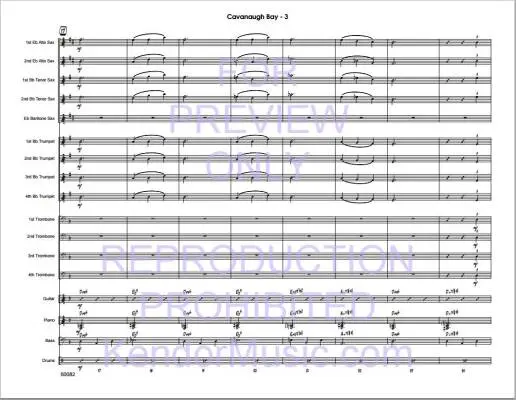 Cavanaugh Bay - Yasinitsky - Jazz Ensemble - Gr. Easy