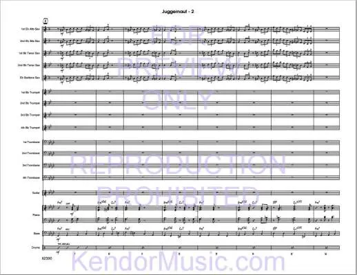 Juggernaut - Neu - Jazz Ensemble - Gr. Advanced
