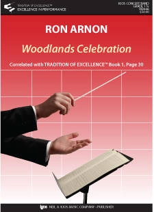 Kjos Music - Woodlands Celebration - Arnon - Concert Band - Gr. 1.5