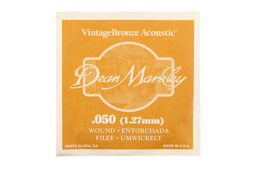 Bronze Wound Single Acoustic String .050