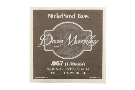 Dean Markley - Round Wound Bass String Single .067
