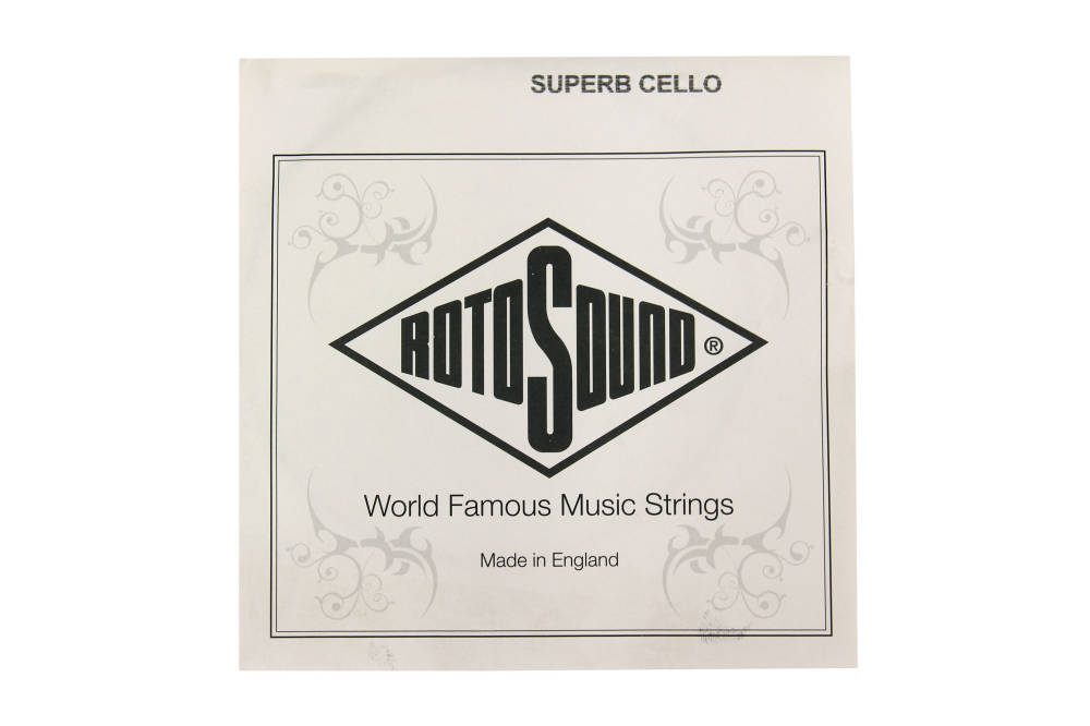 Chrome Flatwound Cello Single String - 2nd