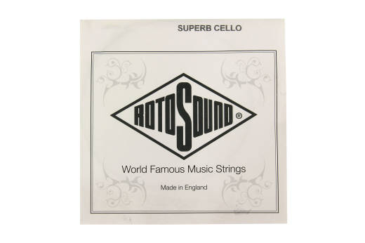 Rotosound - Chrome Flatwound Cello Single String - 1st