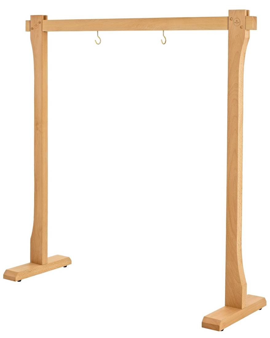 Beech Wood Gong Stand - Large