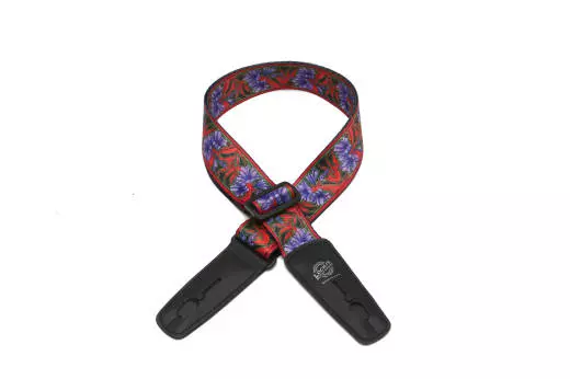 2\'\' Bob Masse Strap - Purple Flowers