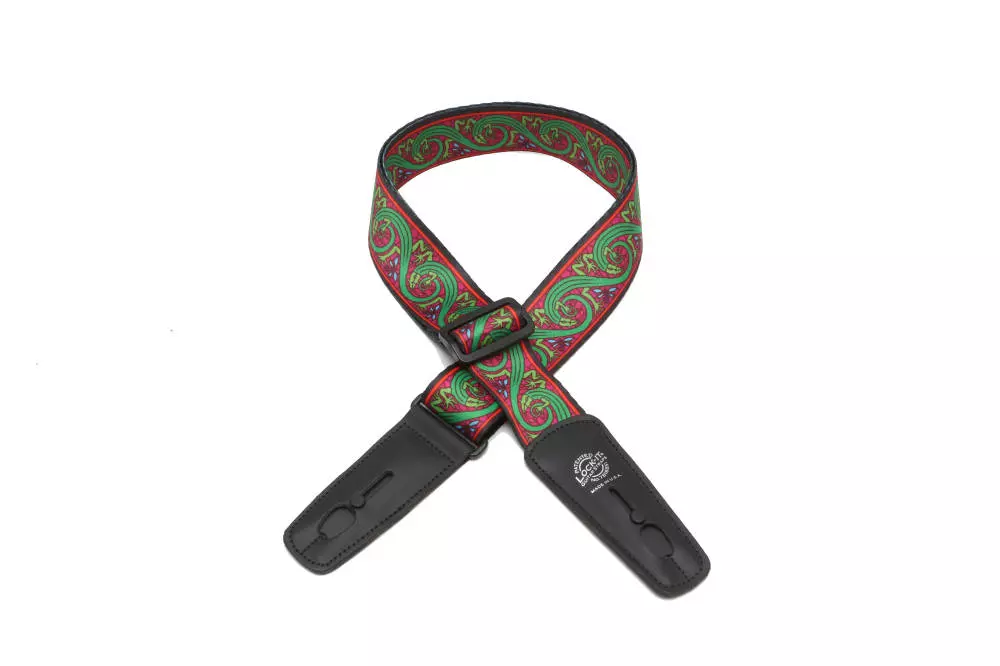 2\'\' Bob Masse Strap - Green Lizards