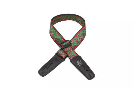 2\'\' Bob Masse Strap - Green Lizards