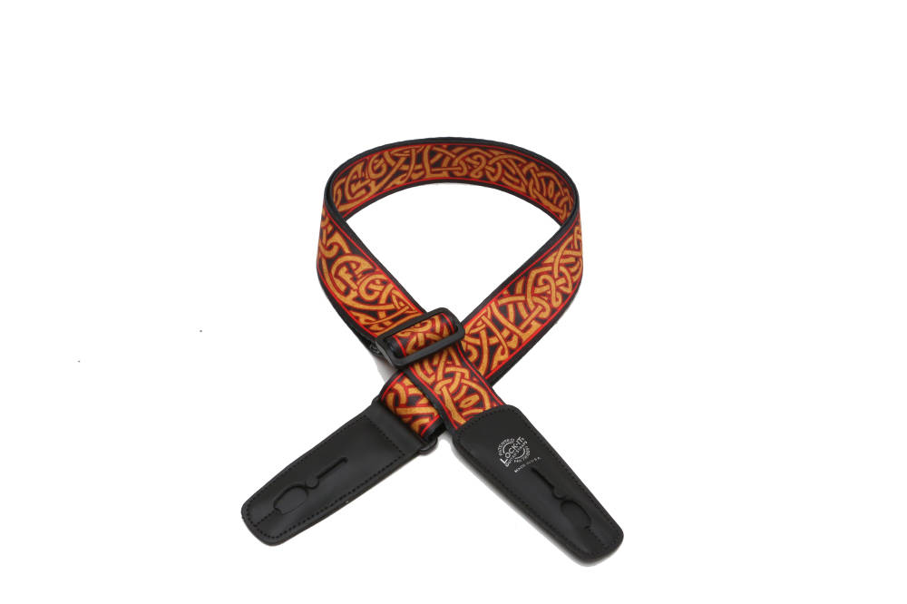LockIt Guitar Straps 2'' Bob Masse Strap Harvest Twist Long & McQuade