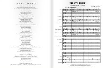 First Light - Ticheli - Concert Band - Gr. 1