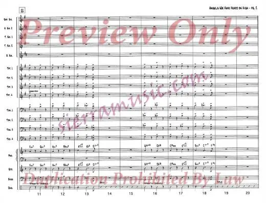 Angels We Have Heard on High - DeRosa - Jazz Ensemble - Gr. Medium-Advanced