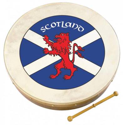 Scottish Flag Bodhran - 18 Inch