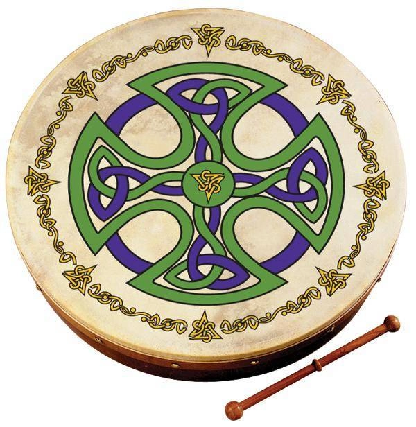 Brosna Cross Bodhran - 18 Inch