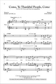 Come, Ye Thankful People, Come - Alford/Raney - SATB