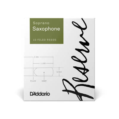 Reserve Soprano Saxophone Reeds - Strength 2.0, 10/Box