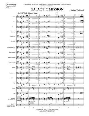 Galactic Mission - Hinkel - Concert Band - Gr. 2.5
